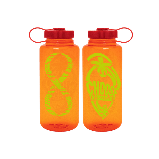 CHOOSE TRANSCENDENCE Nalgene Water Bottle - Orange