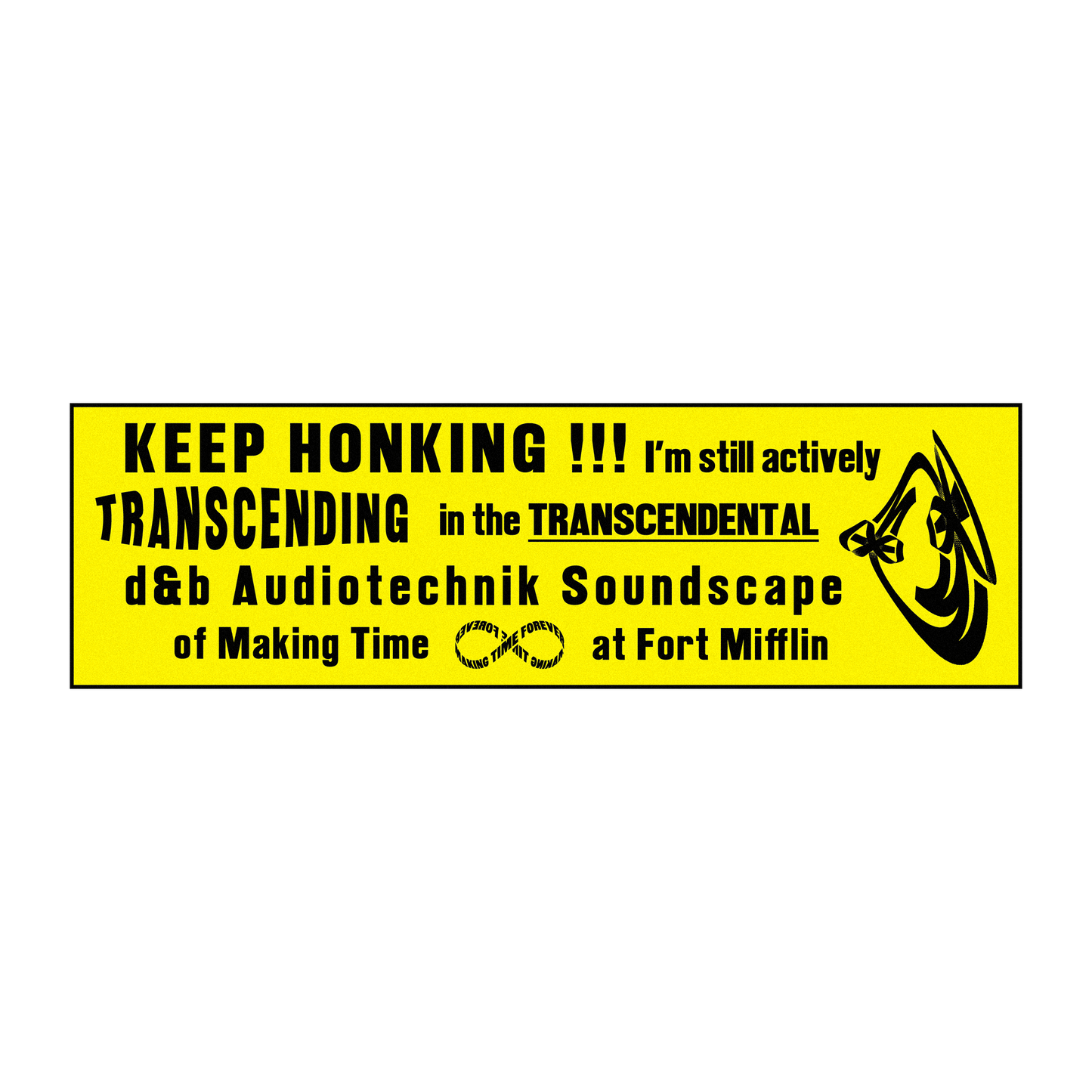 KEEP HONKING Bumper Sticker