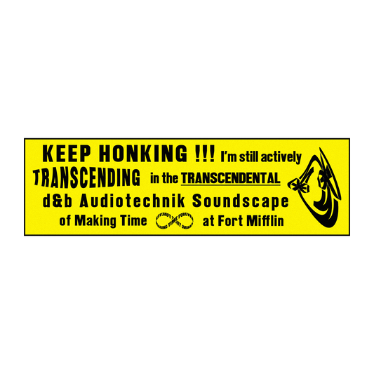 KEEP HONKING Bumper Sticker
