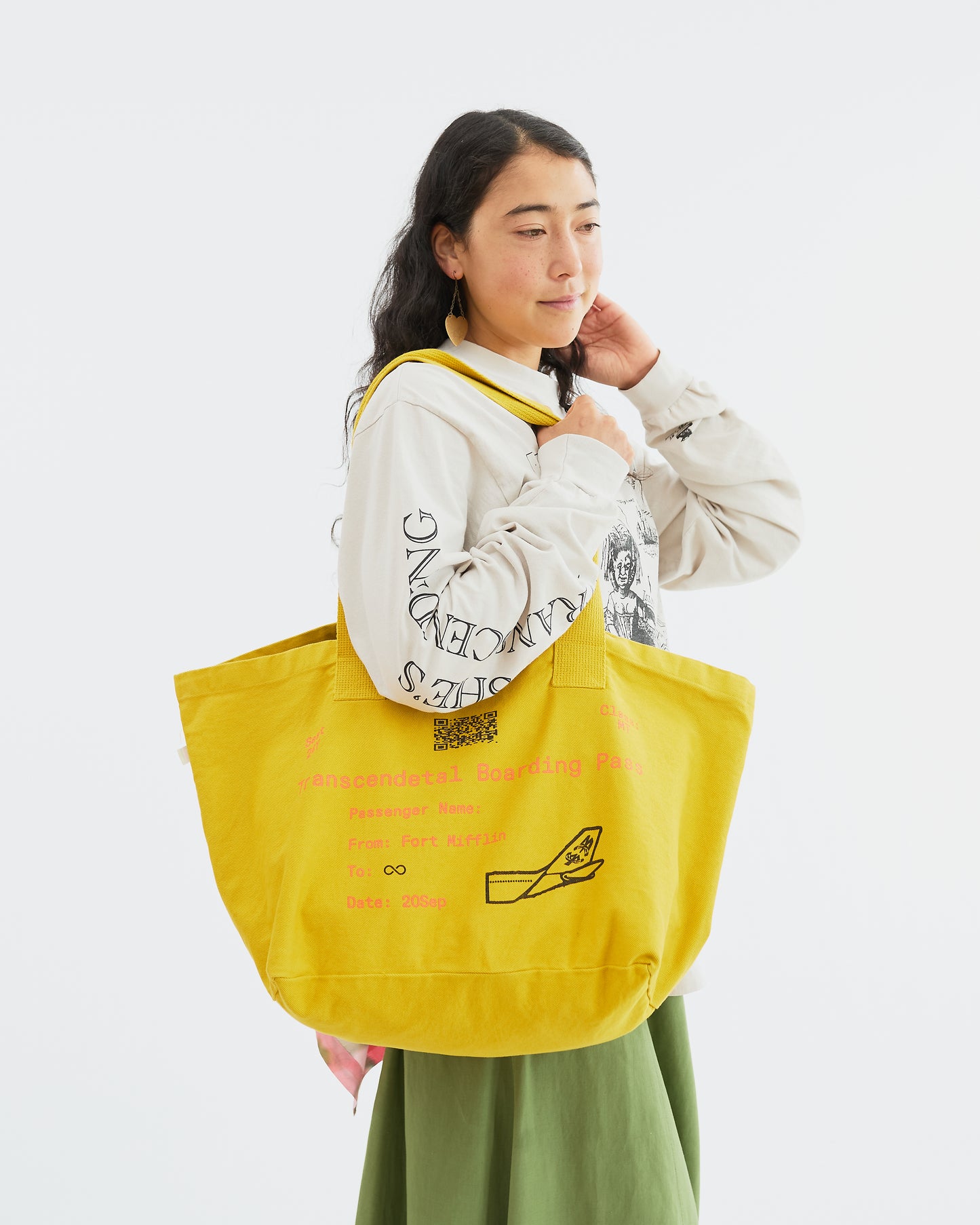 Making Time + All Caps Studio: Mudd Island Tote Bag (Spectra Yellow)