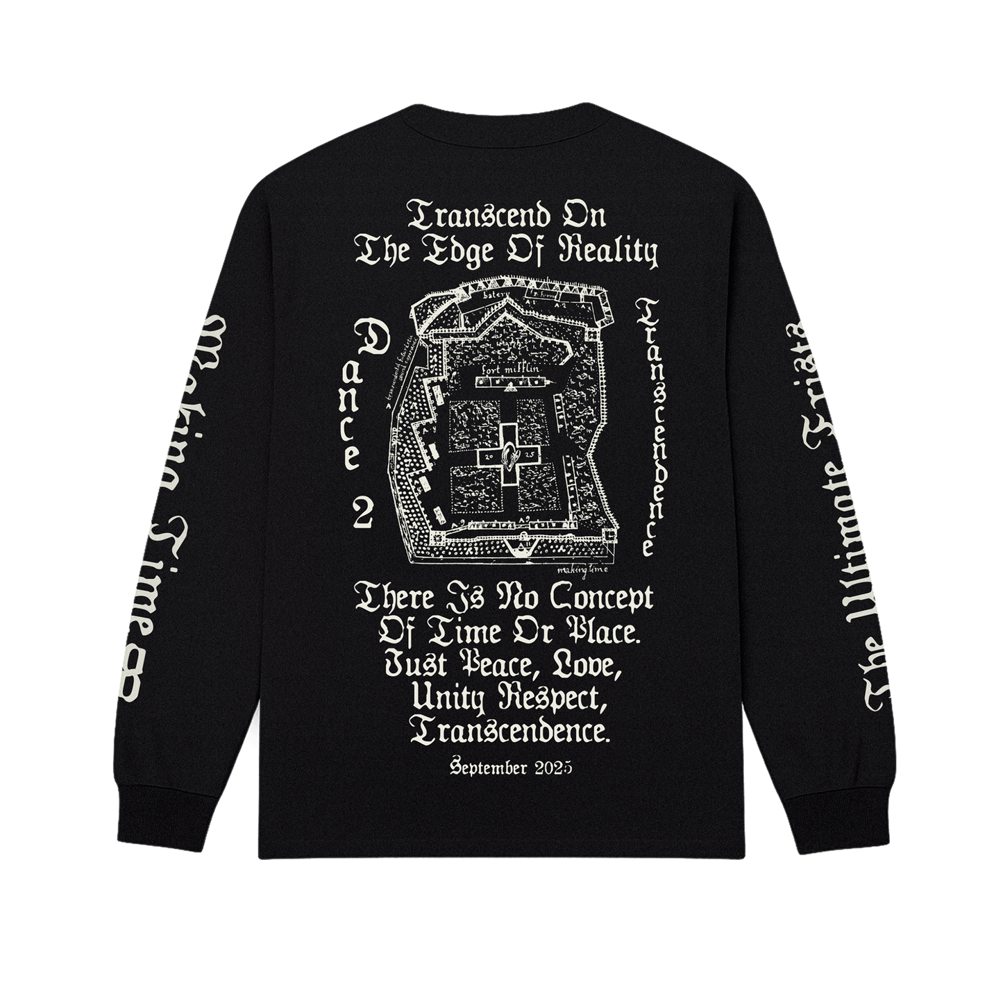(Limited Time Presale) TRANSCEND Reality Long Sleeve - Black