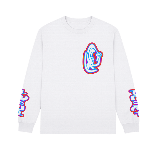 (Limited Time Presale) PLURT Long Sleeve - White