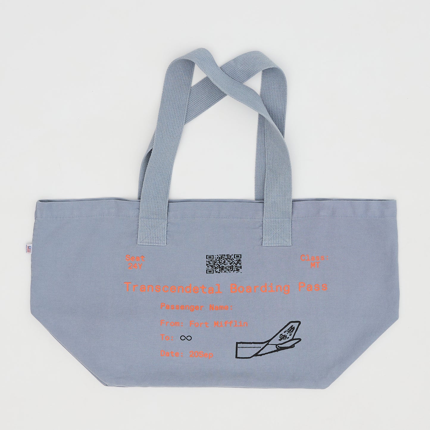 Making Time + All Caps Studio: Mudd Island Tote Bag (Clear Blue)