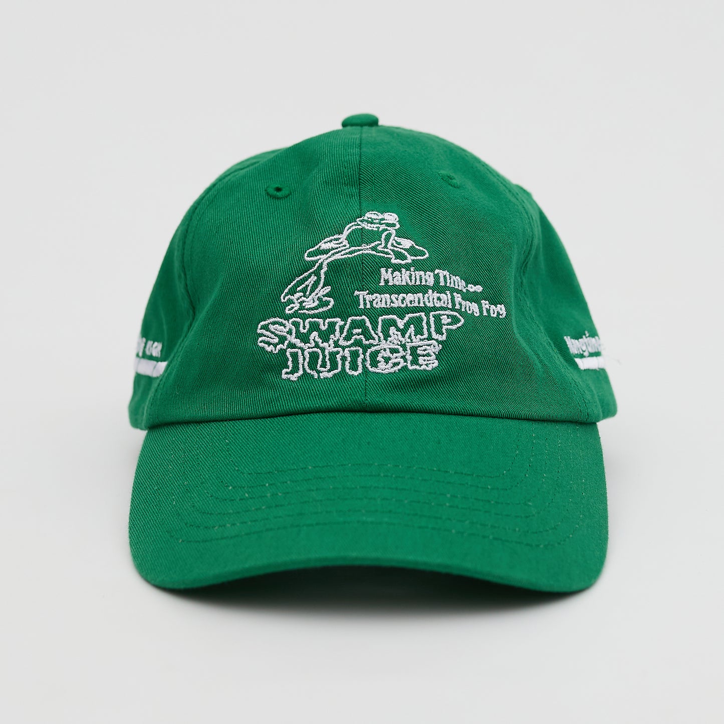 Making Time + All Caps Studio: Transcendental Frog Fog Cap (Kelly Green)