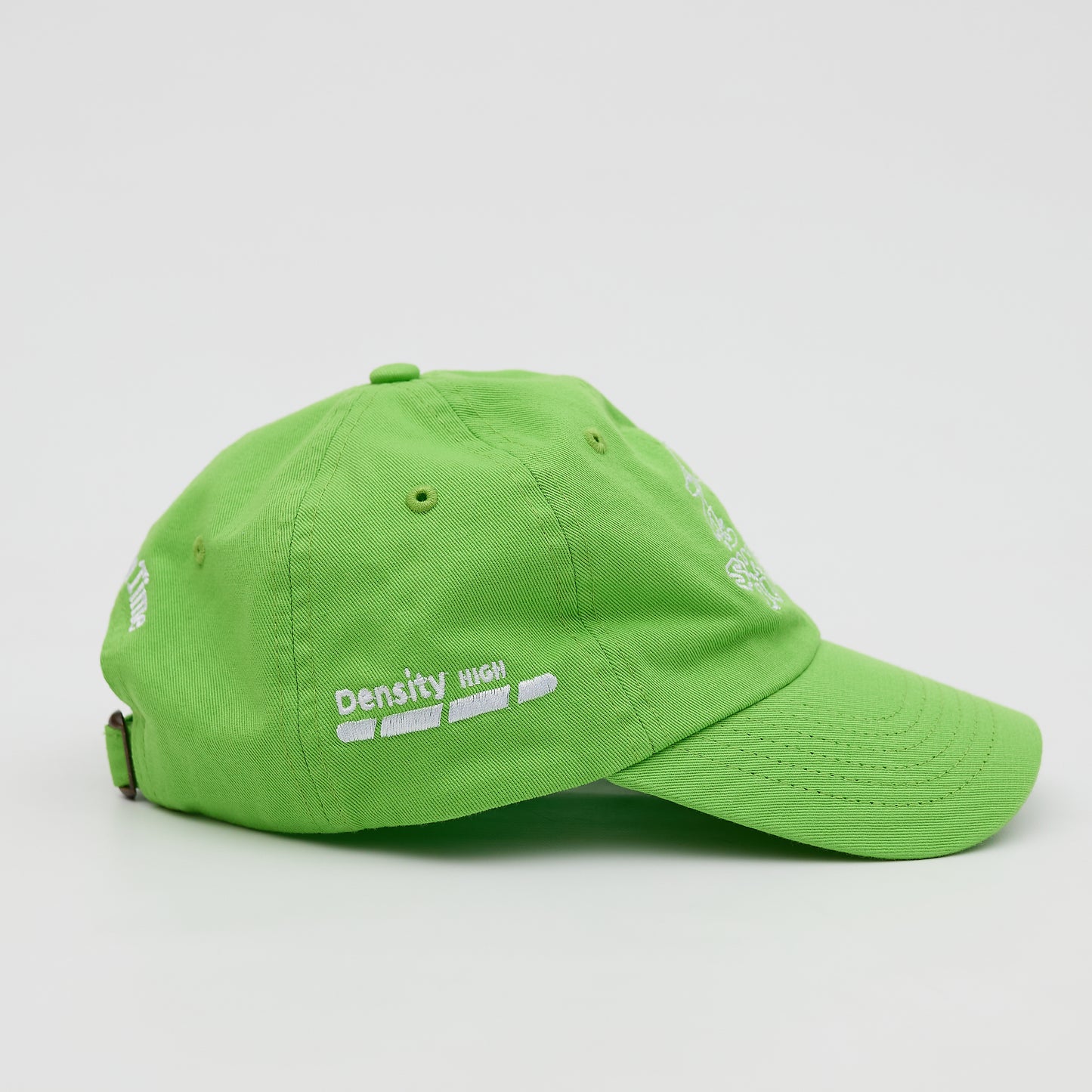 Making Time + All Caps Studio: Transcendental Frog Fog Cap (Lime Green)