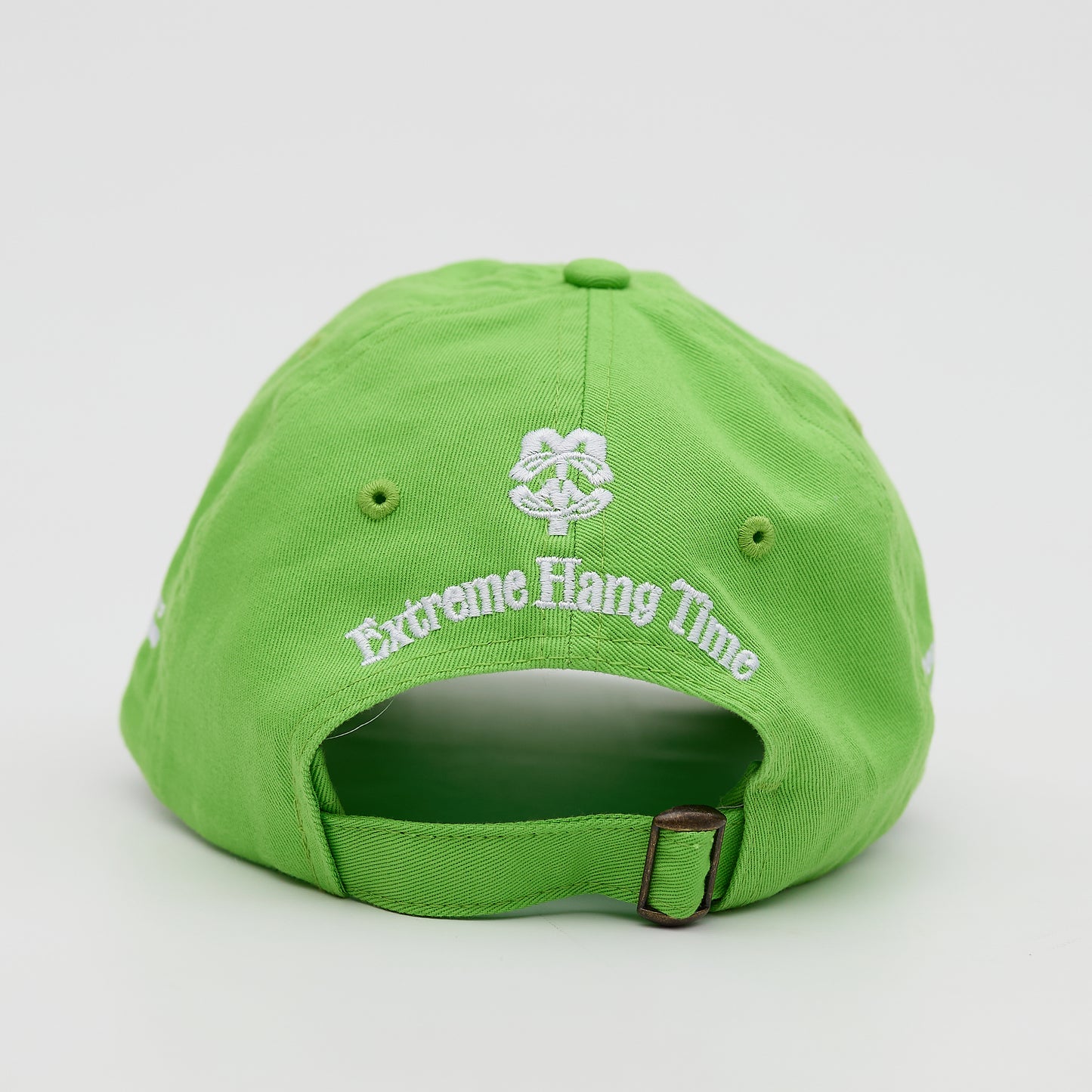 Making Time + All Caps Studio: Transcendental Frog Fog Cap (Lime Green)