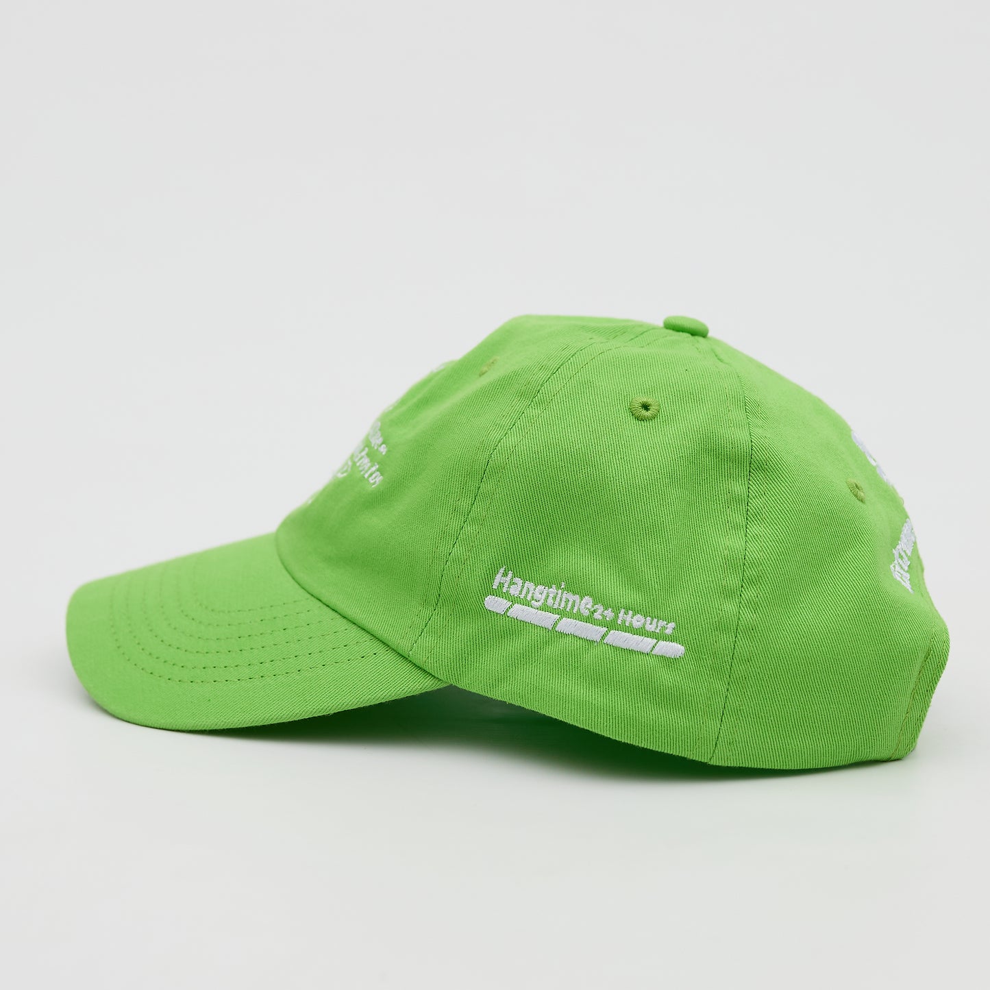 Making Time + All Caps Studio: Transcendental Frog Fog Cap (Lime Green)